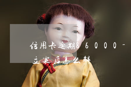 信用卡逾期86000-信用卡逾期被起訴立案后怎么解決