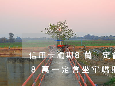 信用卡逾期8萬一定會坐牢嗎-信用卡逾期8萬一定會坐牢嗎貼吧