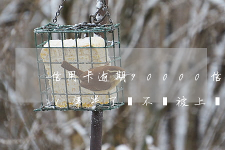 信用卡逾期90000 信用卡逾期9000,1年半了,會不會被上門
