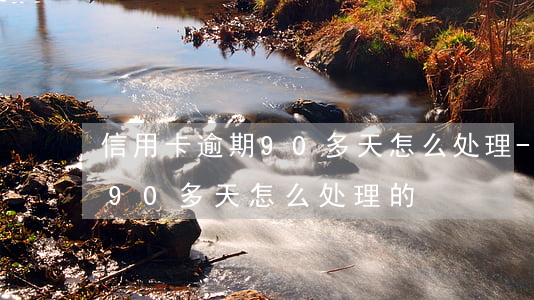 信用卡逾期90多天怎么处理-信用卡逾期90多天怎么处理的