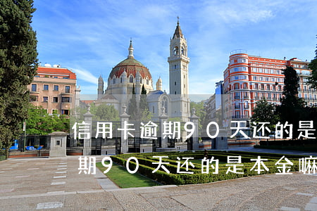 信用卡逾期90天还的是本金嘛-信用卡逾期90天还的是本金嘛还是利息