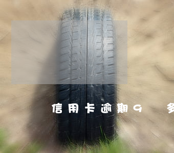 信用卡逾期9萬多 信用卡逾期9萬多久