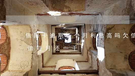 信用卡逾期一个月利息高吗(欠信用卡逾期别怕每月还一千)