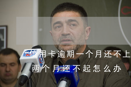 信用卡逾期一个月还不上怎么办(信用卡逾期两个月还不起怎么办)