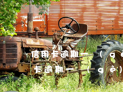 信用卡逾期一個(gè)月在還可以嗎(信用卡 逾期 一個(gè)月)