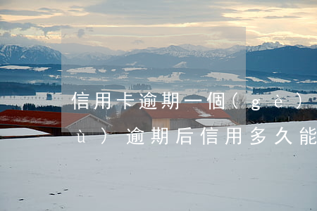 信用卡逾期一個(gè)月多久能恢復(fù)(逾期后信用多久能恢復(fù))