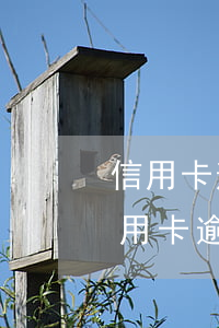 信用卡逾期一個(gè)月能辦車貸款嗎(信用卡逾期一個(gè)月能辦車貸款嗎)