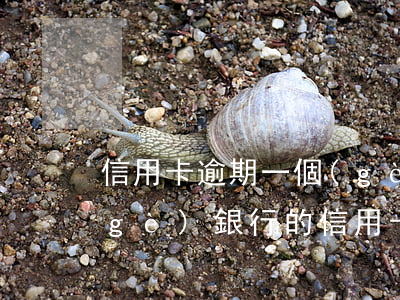 信用卡逾期一個(gè)月處理方法(一個(gè)銀行的信用卡逾期怎么辦)