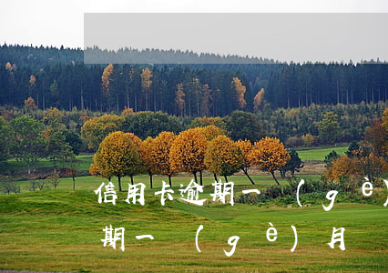信用卡逾期一個(gè)月還1塊(信用卡逾期一個(gè)月還1塊錢(qián))