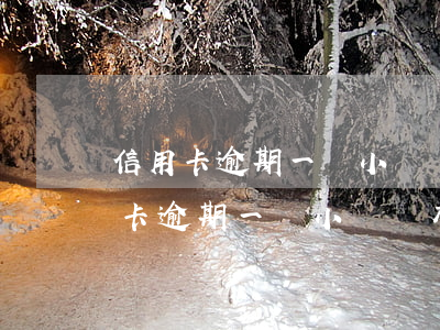 信用卡逾期一個小時會有不良記錄嗎-信用卡逾期一個小時會有不良記錄嗎怎么辦