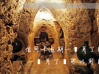 信用卡逾期一個月了還可以用嗎(信用卡逾期一個月了還可以用嗎微信)