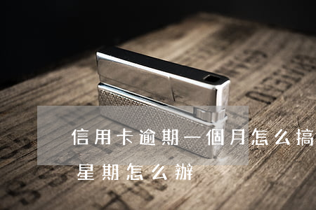 信用卡逾期一個月怎么搞(信用卡逾期了一個星期怎么辦)