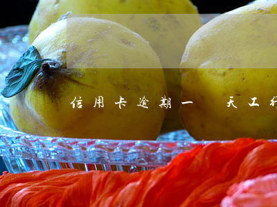 信用卡逾期一兩天工行