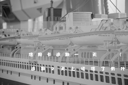 信用卡逾期一兩天還會(huì)上征信嗎(逾期2天上征信了有什么影響)