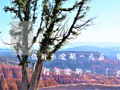 信用卡逾期一天后還能刷出來(lái)嗎(銀行卡逾期一個(gè)月后能刷出來(lái)嗎)