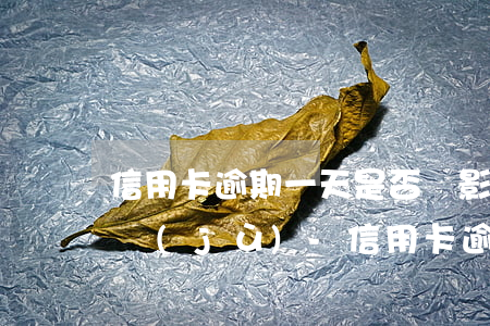 信用卡逾期一天是否會影響大數(shù)據(jù)-信用卡逾期一天是否會影響大數(shù)據(jù)分期