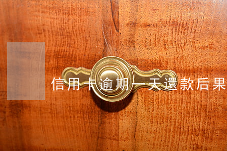 信用卡逾期一天還款后果怎樣