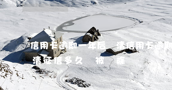 信用卡逾期一年后還清(信用卡逾期一年后還清征信多久會被刪除)