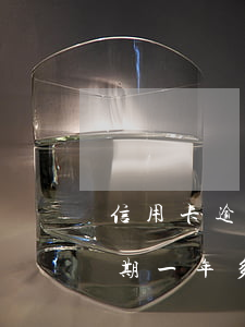 信用卡逾期一年多每個月還幾十-信用卡逾期一年多每個月還幾十塊