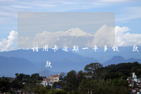 信用卡逾期一年多能貸款嗎(逾期一年多還能貸款嗎)