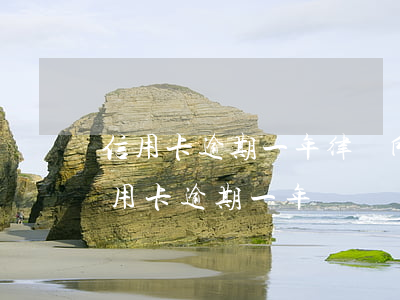 信用卡逾期一年律師所發(fā)信息(欠信用卡逾期一年)