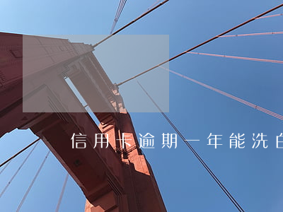 信用卡逾期一年能洗白嗎