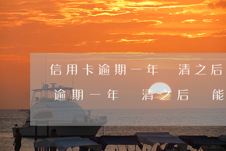 信用卡逾期一年還清之后還能用嗎-信用卡逾期一年還清之后還能用嗎知乎