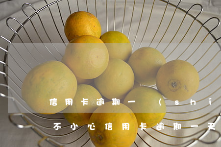 信用卡逾期一時(shí)還不清怎么處理(不小心信用卡逾期一天怎么辦)