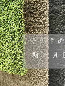 信用卡逾期一月嚴(yán)重嗎(信用卡逾期一月嚴(yán)重嗎影響貸款500)