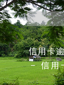 信用卡逾期一次10幾天嚴(yán)重嗎-信用卡逾期一次10幾天嚴(yán)重嗎怎么辦