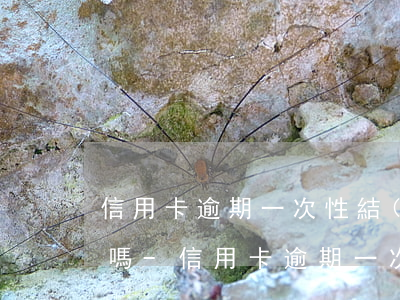 信用卡逾期一次性結(jié)清銷卡可以嗎-信用卡逾期一次性結(jié)清銷卡可以嗎怎么辦