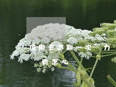 信用卡逾期一次無力償還(信用卡逾期無力償還有怎么辦)