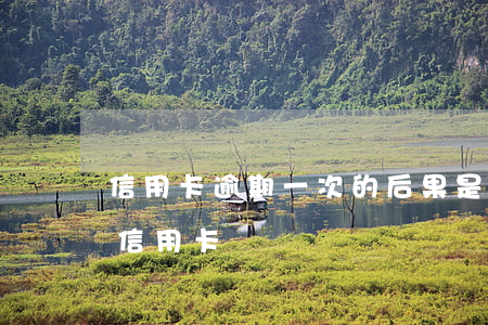 信用卡逾期一次的后果是什么 逾期一次影響信用卡