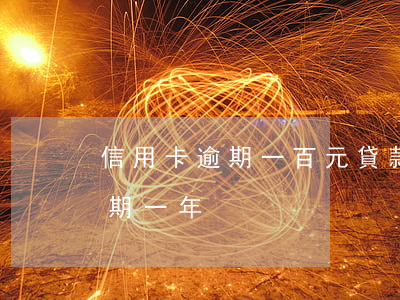 信用卡逾期一百元貸款利率(信用卡200逾期一年)