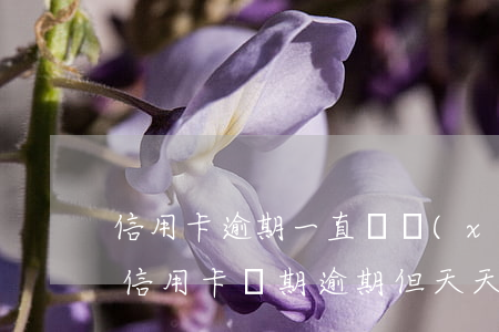 信用卡逾期一直斷續(xù)續(xù)還(信用卡長期逾期但天天都還款)