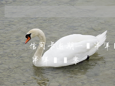信用卡逾期一萬半年會備案(信用卡逾期一萬半年會備案)