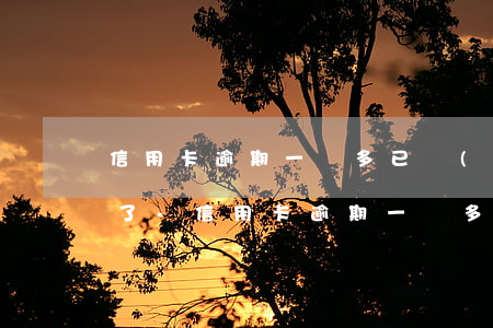 信用卡逾期一萬多已經(jīng)一年多了-信用卡逾期一萬多已經(jīng)一年多了怎么辦