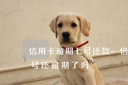 信用卡逾期七号还款-信用卡7号到期10号还逾期了吗