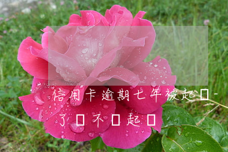 信用卡逾期七年被起訴-信用卡7千多逾期了會不會起訴