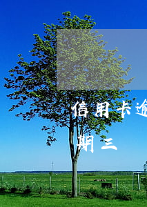 信用卡逾期三個月我只還了一期-信用卡逾期三個月我只還了一期怎么辦