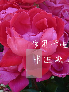 信用卡逾期三個月補(bǔ)救有用嗎（信用卡逾期三個月補(bǔ)救有用嗎）