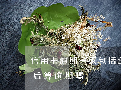 信用卡逾期三天包括還款日么-還款日三天后算逾期嗎