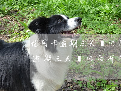 信用卡逾期三天對以后有什么影響-信用卡逾期三天對以后有什么影響嗎