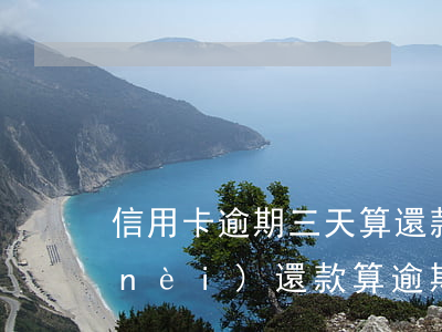 信用卡逾期三天算還款日嗎(信用卡3天內(nèi)還款算逾期嗎)