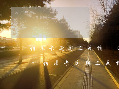 信用卡逾期三天能協(xié)商嗎還款嗎-信用卡逾期三天能協(xié)商嗎還款嗎