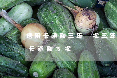 信用卡逾期三年兩次(三年內(nèi)信用卡逾期3次)