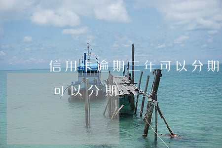 信用卡逾期三年可以分期還嗎(分期逾過期還可以分期嗎)