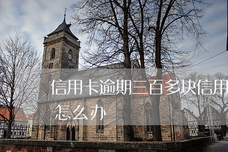 信用卡逾期三百多块 信用卡逾期三百多块钱怎么办