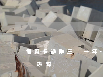 信用卡逾期三萬一年-信用卡逾期三萬一年會做牢嗎?