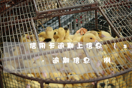 信用卡逾期上信息數(shù)據(jù)庫-逾期信息樣例